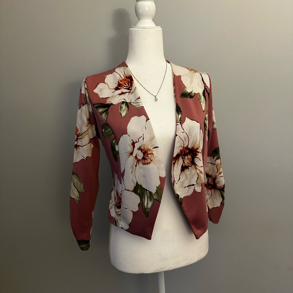 Charlotte Russe Floral blazer